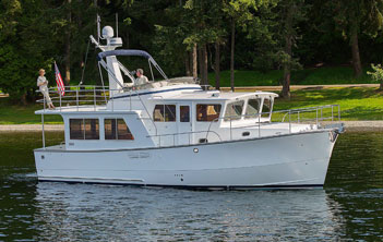 modern trawler yachts