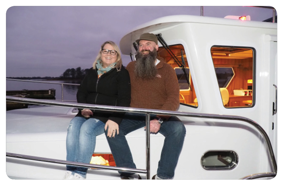 Steve and Margaret, Irish Helmsman Trawlers® owners