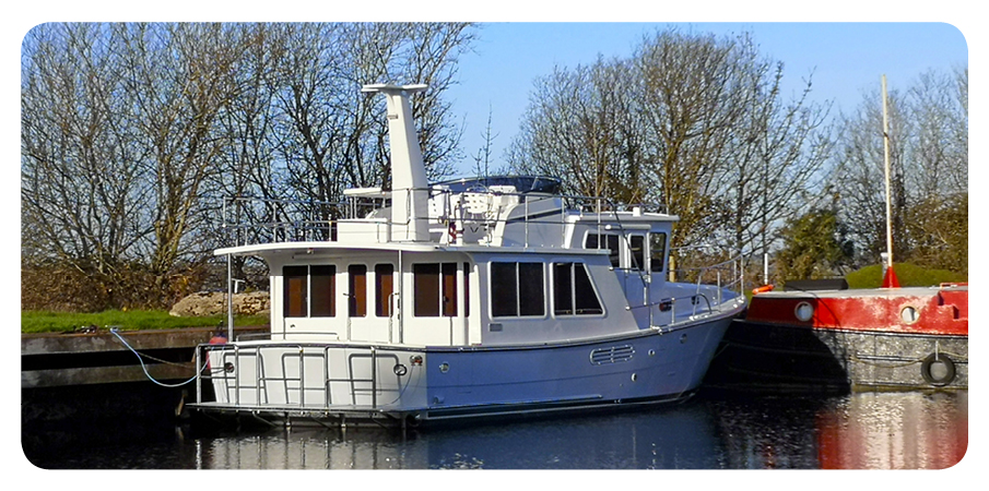 An Irish Helmsman Trawlers® in its berth